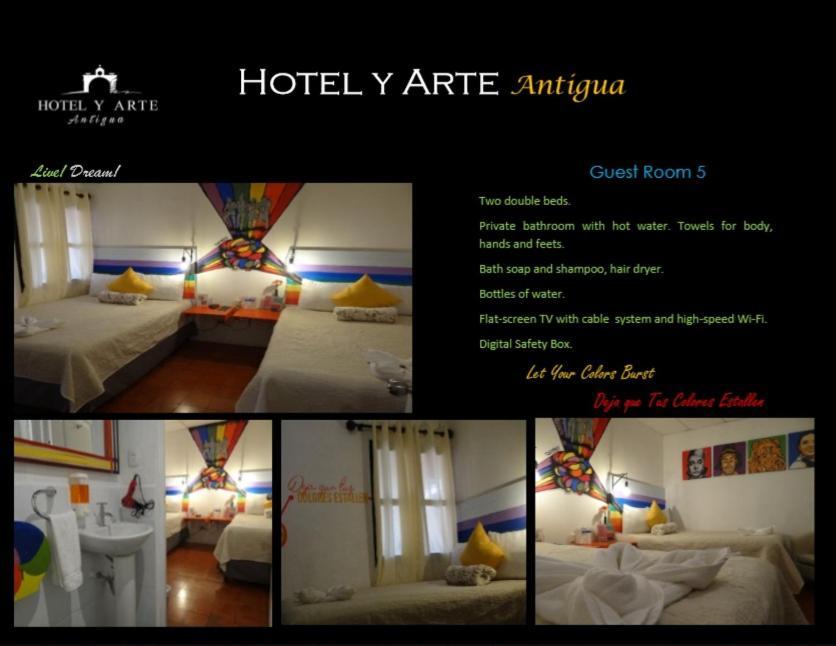 Hotel Y Arte Norte Антигуа-Гватемала Экстерьер фото