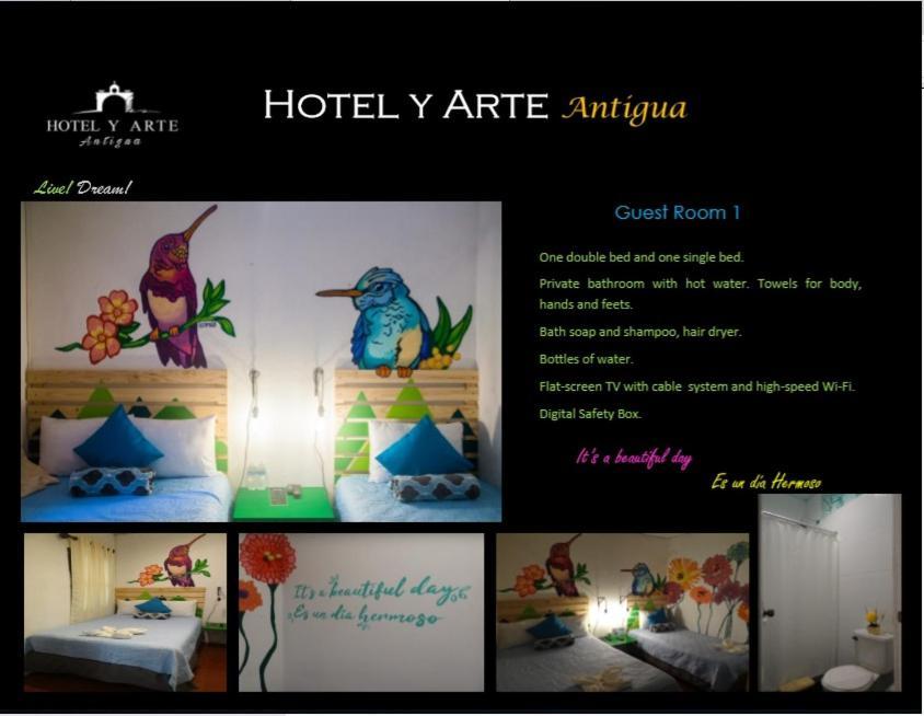 Hotel Y Arte Norte Антигуа-Гватемала Экстерьер фото