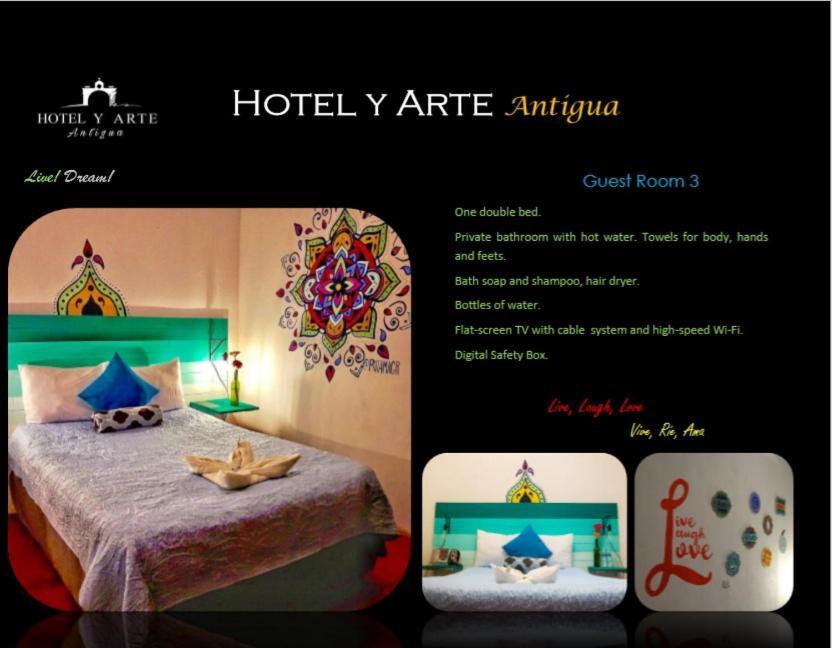 Hotel Y Arte Norte Антигуа-Гватемала Экстерьер фото